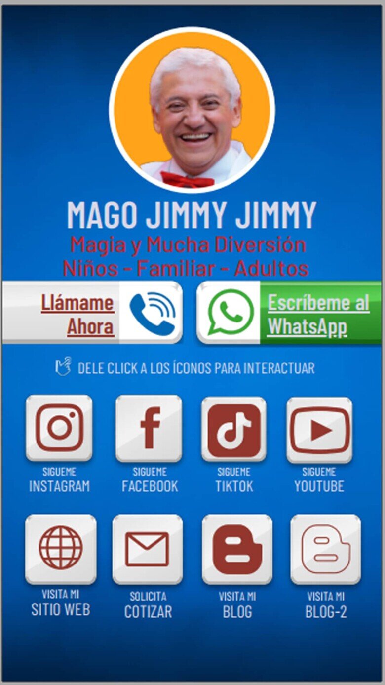 tarjeta mago jimmy